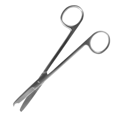 steristat sterile disposable spencer ligature scissors blunt/blunt stainless steel