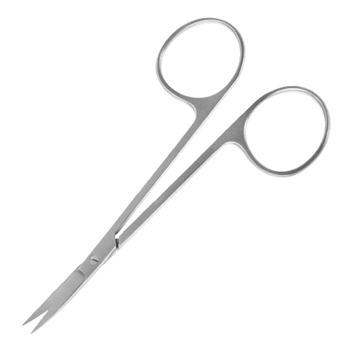 steristat sterile disposable straight iris scissors stainless steel