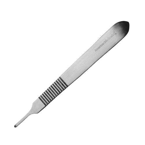 steristat sterile disposable scalpel handle number three stainless steel