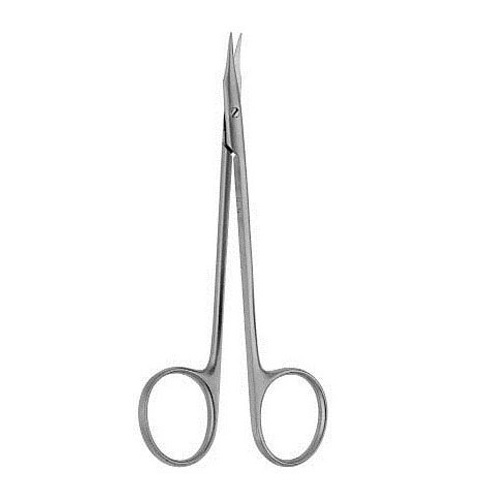 ophthalmic & nasal scissors with sharp tips - long, 12.5 cm (5")