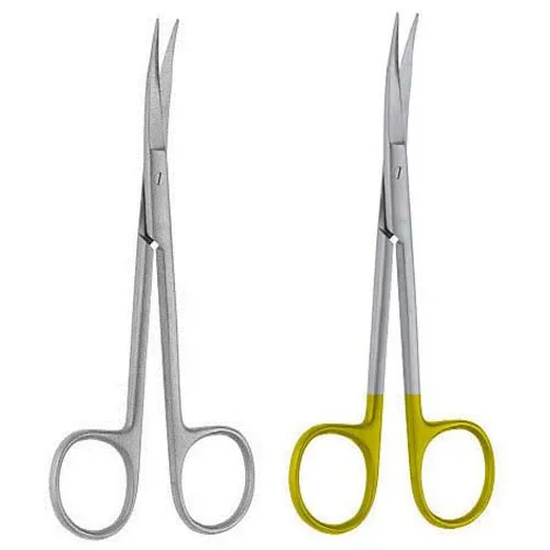 kiruakirua　0805 Goldman-Fox Gum Scissors - Curved, Serrated, 13 cm (5 1/8'')