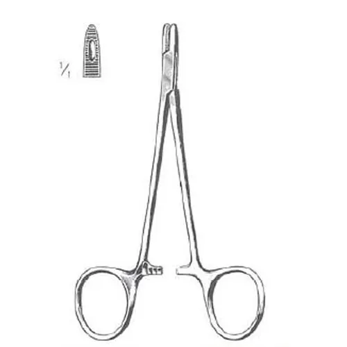 thumbnail image 2 of Precision At Your Fingertips: 1 Derf Needle Holder 4 3/4" OR GRADE Surgical Dental 2 of 5