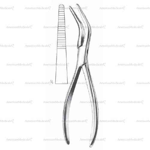 van buren sequester forceps - 23 cm (9 1/8")