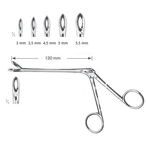 ◆タチカワ◆バーチカル◆W4200×H1940◆Z-2507BL5◆ Weil-Blakesley Nasal Cutting Forceps without Neck - 120 mm Length