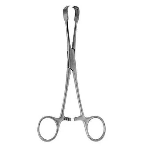 BRAUN - miu151E's shop Braun Tenaculum Forceps with 4 x 4 Teeth - 15.5 cm (6 1/8