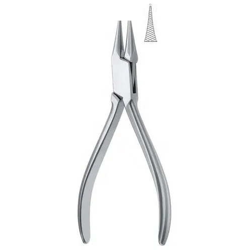 Round Nose Pliers - Serrated, 13 cm (5 1/8