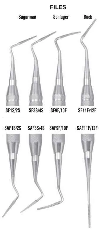【tineさん用】SURGEON91 94 107 108 G. Hartzell & Son Periodontal Files - American Medicals
