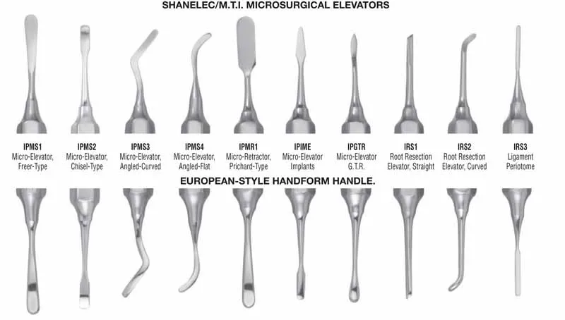 G. Hartzell & Son Shanelec/M.T.I. Microsurgical Elevators