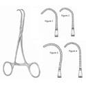 castaneda atraumatic neonatal clamp - 12 cm (4 3/4"), figure 491